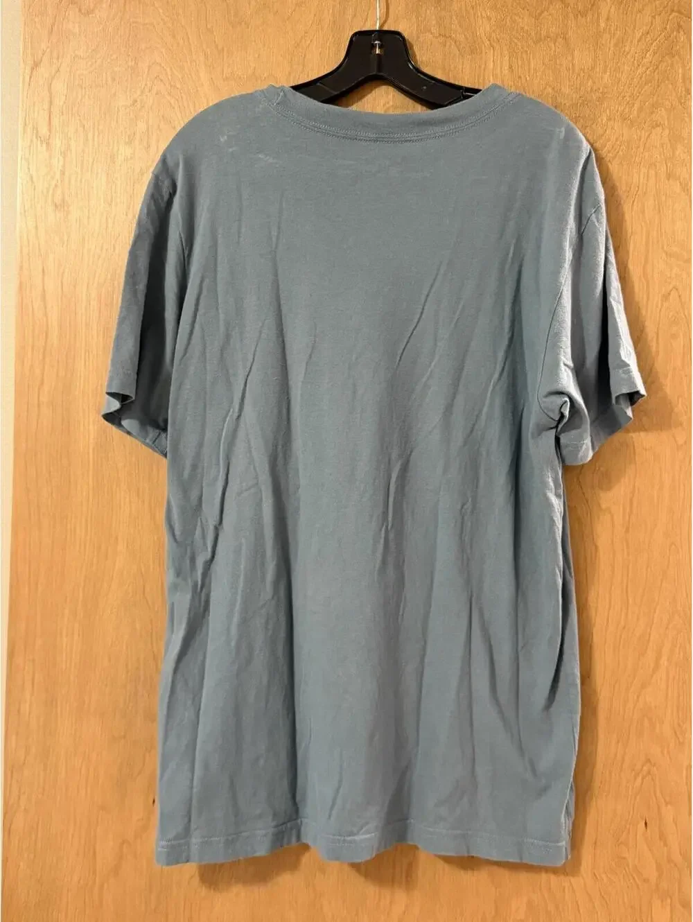 The North Face Box Logo Graphic Tee Men's Large Slate Blue Short Sleeve - Picture 2 of 5